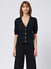 Kokun Short Sleeve  Cardigan Black