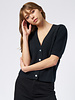 Kokun Short Sleeve  Cardigan Black
