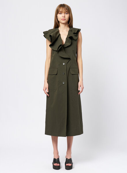 Ulla Johnson Harper Coat Dress Cypress