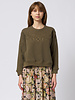 The Great The Floral Applique Teammate Sweatshirt Army