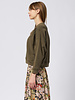 The Great The Floral Applique Teammate Sweatshirt Army