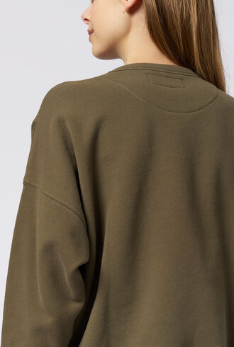 The Great The Floral Applique Teammate Sweatshirt Army