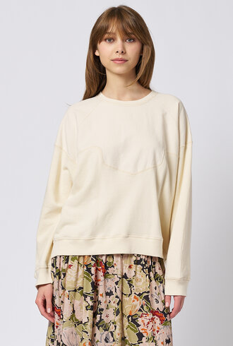 The Great The Western Slouch Sweatshirt White