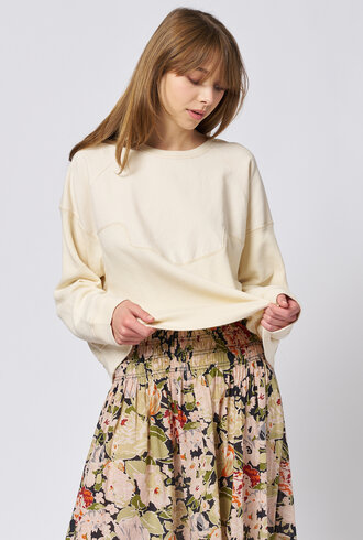 The Great The Western Slouch Sweatshirt White