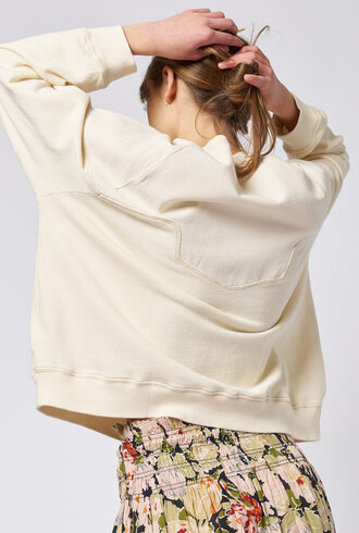 The Great The Western Slouch Sweatshirt White