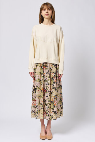 The Great The Western Slouch Sweatshirt White