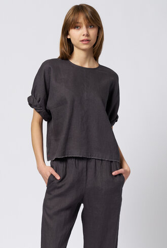 Xirena Savoye Top Black Quartz
