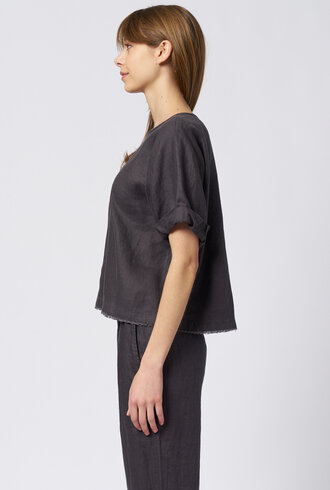 Xirena Savoye Top Black Quartz