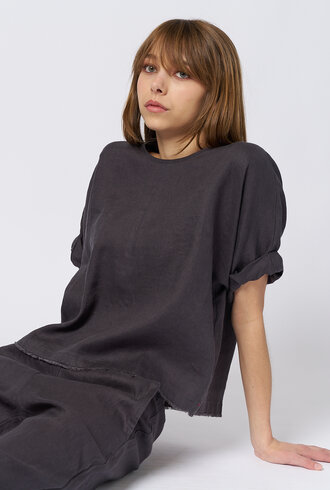 Xirena Savoye Top Black Quartz