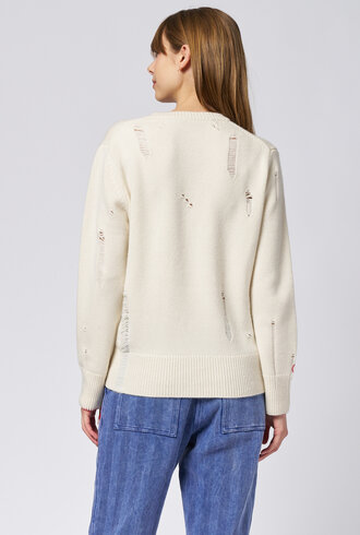 Raquel Allegra Yes Pullover Chalk