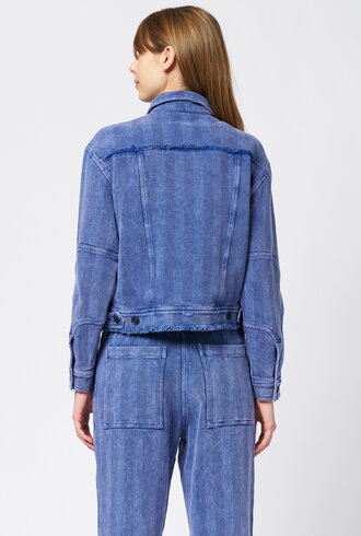 Raquel Allegra Pioneer Jacket Indigo