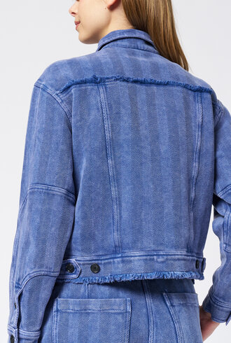 Raquel Allegra Pioneer Jacket Indigo