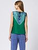 Raquel Allegra Zane Tank Green Blue