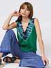 Raquel Allegra Zane Tank Green Blue