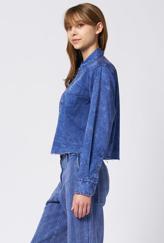 Raquel Allegra The Artist Crop Indigo