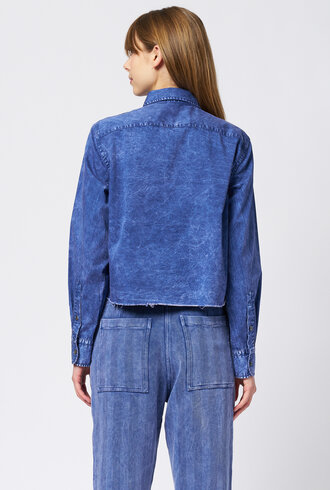 Raquel Allegra The Artist Crop Indigo