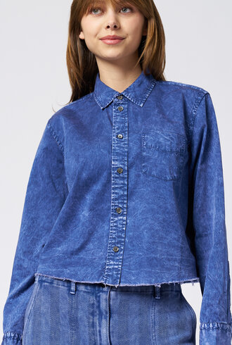 Raquel Allegra The Artist Crop Indigo