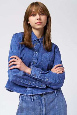 Raquel Allegra The Artist Crop Indigo