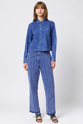 Raquel Allegra The Artist Crop Indigo