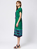 Raquel Allegra Marceline Dress Green Blue