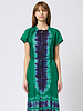 Raquel Allegra Marceline Dress Green Blue