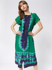 Raquel Allegra Marceline Dress Green Blue