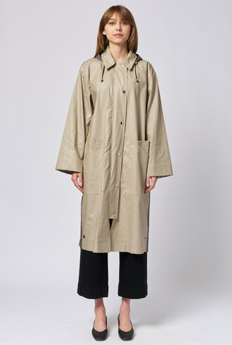 Pret Pour Partir Ondee Coat  Bi Color Khaki/Bronze