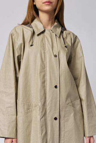 Pret Pour Partir Ondee Coat  Bi Color Khaki/Bronze