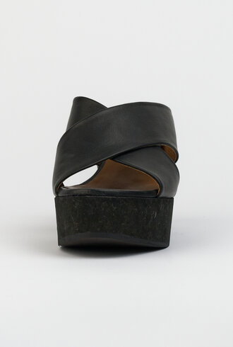 Coclico Bing Wedge Clog Black