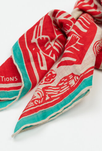 Inouitoosh Square Jungle Red