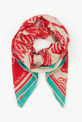 Inouitoosh Square Jungle Red