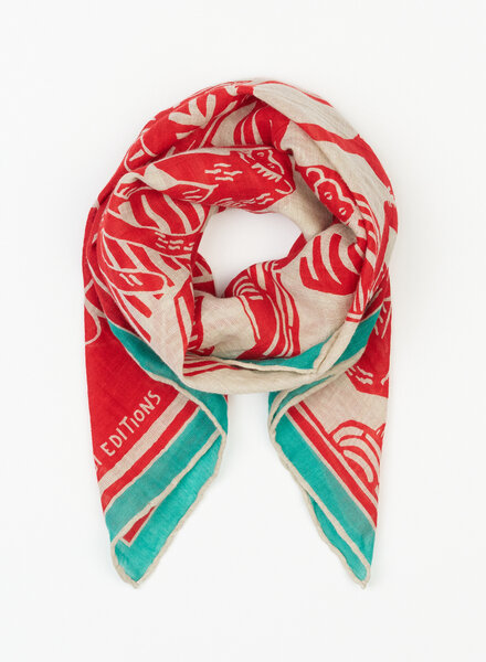 Inouitoosh Square Jungle Red