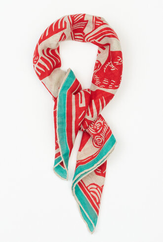 Inouitoosh Square Jungle Red