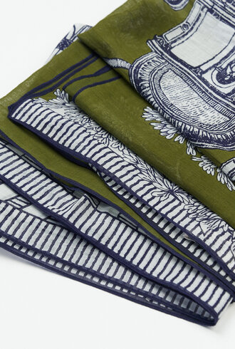 Inouitoosh Oblong Mirage Scarf Khaki