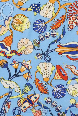 Inouitoosh Square Scarf Botenique Blue