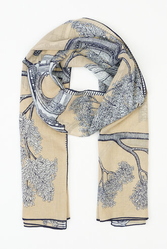 Inouitoosh Oblong Mirage Scarf Natural
