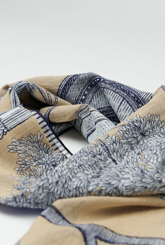 Inouitoosh Oblong Mirage Scarf Natural