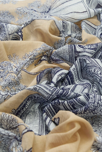Inouitoosh Oblong Mirage Scarf Natural