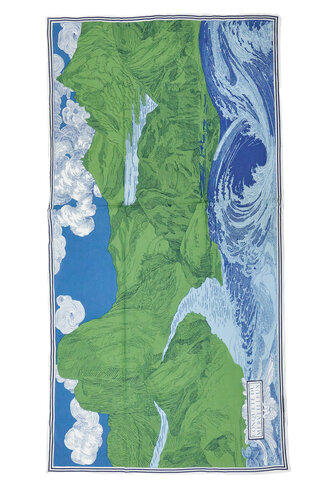Inouitoosh Oblong Balthazar Scarf Blue