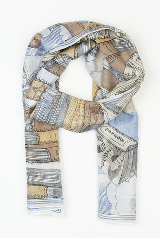 Inouitoosh Oblong Editions Scarf Grey