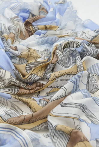 Inouitoosh Oblong Editions Scarf Grey