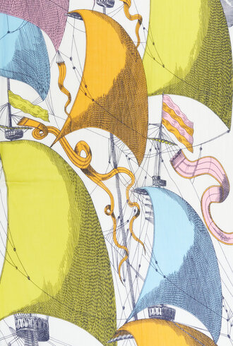 Inouitoosh Oblong Des Rives Et Des Rives Scarf Multico