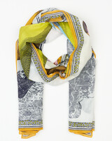 Inouitoosh Oblong Des Rives Et Des Rives Scarf Multico