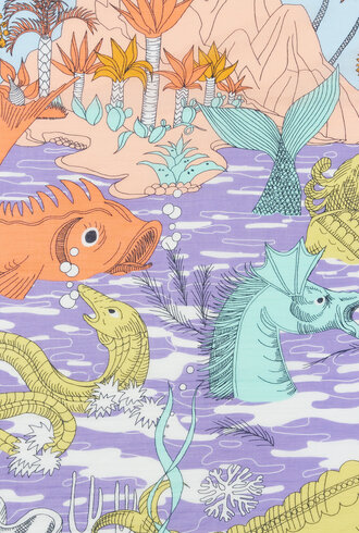 Inouitoosh Oblong Fantastique Scarf Pastel