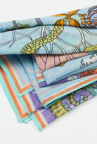 Inouitoosh Oblong Fantastique Scarf Pastel