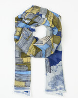 Inouitoosh Oblong Editions Scarf Navy