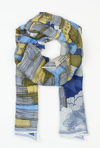 Inouitoosh Oblong Editions Scarf Navy
