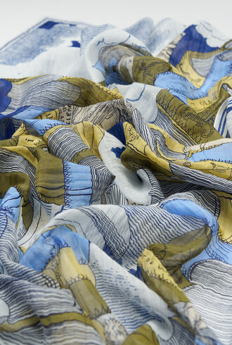 Inouitoosh Oblong Editions Scarf Navy