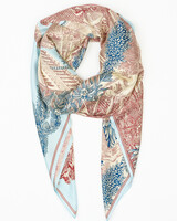 Inouitoosh Square Piranesi Scarf Turquoise