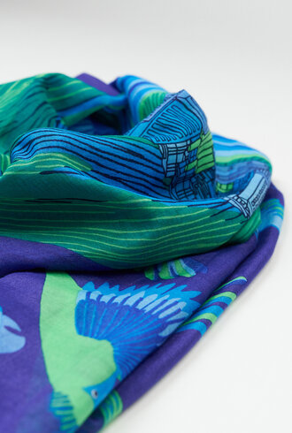 Inouitoosh Oblong Rio Scarf Emerald